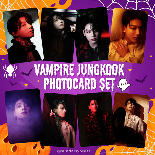 Vampire Jungkook photocard set