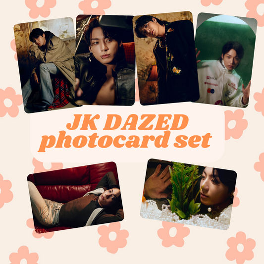 jungkook D magazine photocard set