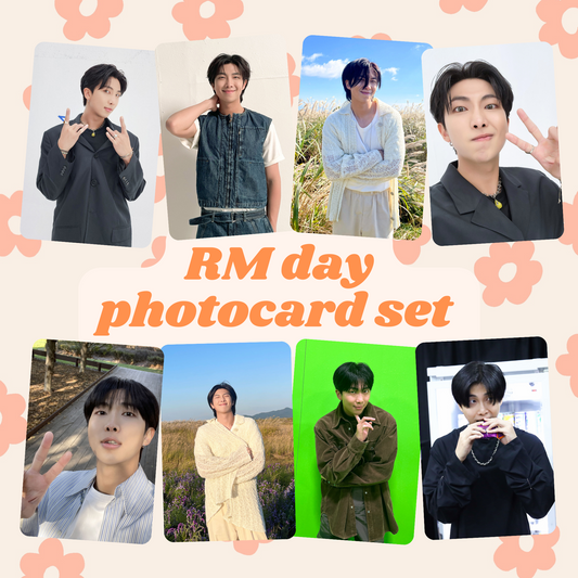 RM day photocard set