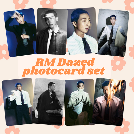 RM magazine photocard set