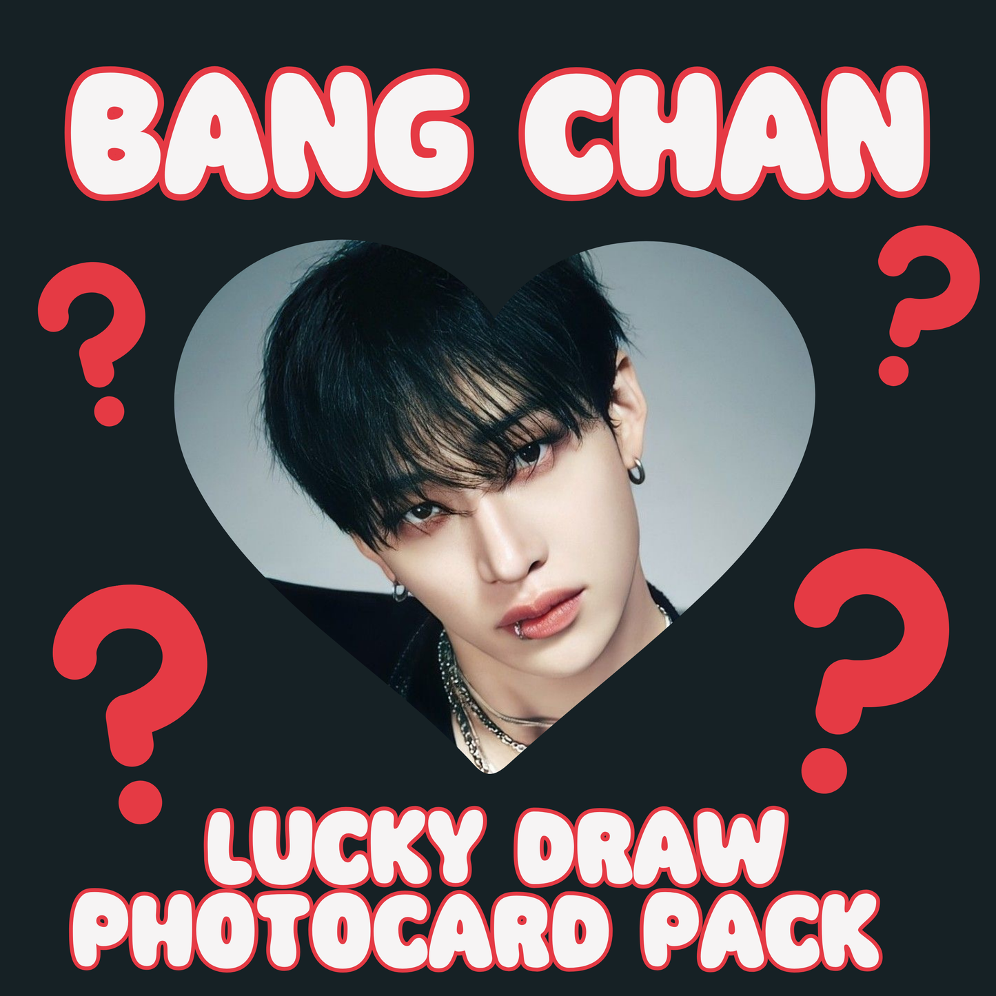 Bang Chan lucky draw photocard pack