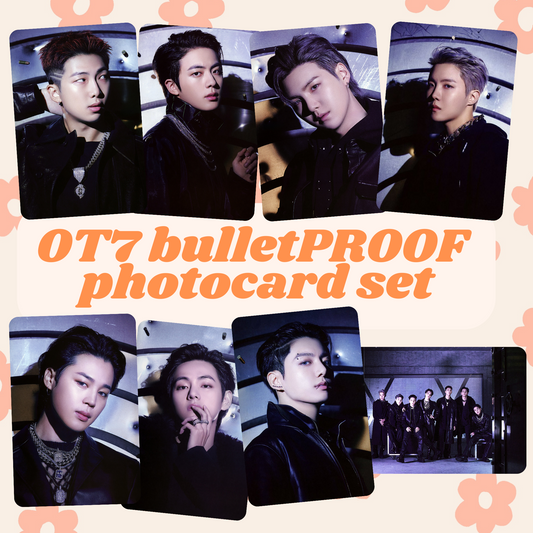 OT7 bulletPROOF photocard set