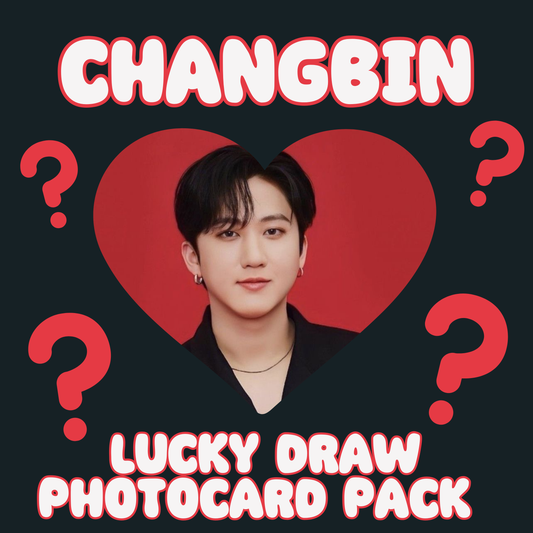 Changbin lucky draw photocard pack