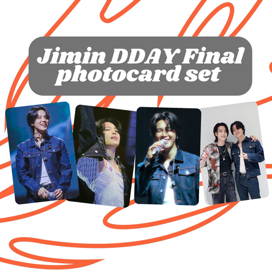 Jimin DDAY final photocard set