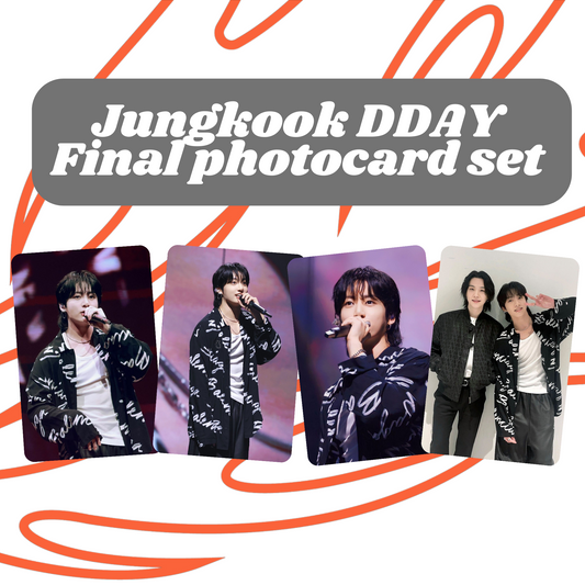 Jungkook DDAY final photocard set