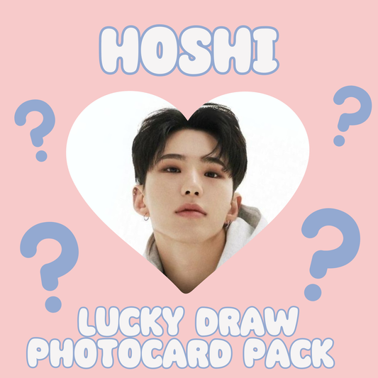 Hoshi lucky draw photocard pack