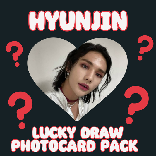 Hyunjin lucky draw photocard pack