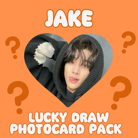 Jake lucky draw photocard pack