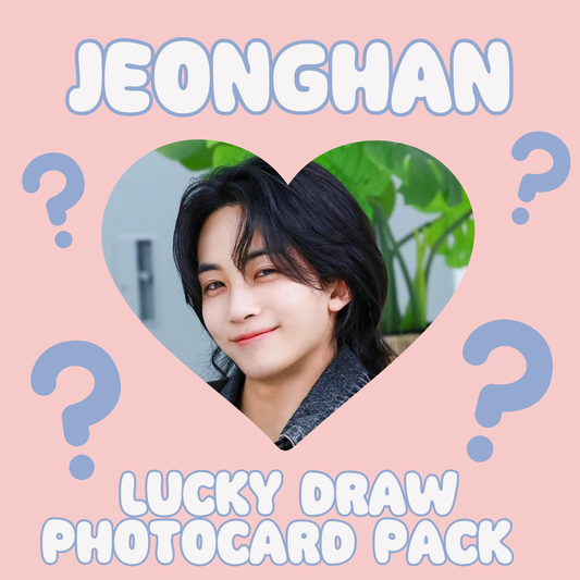 Jeonghan lucky draw photocard pack