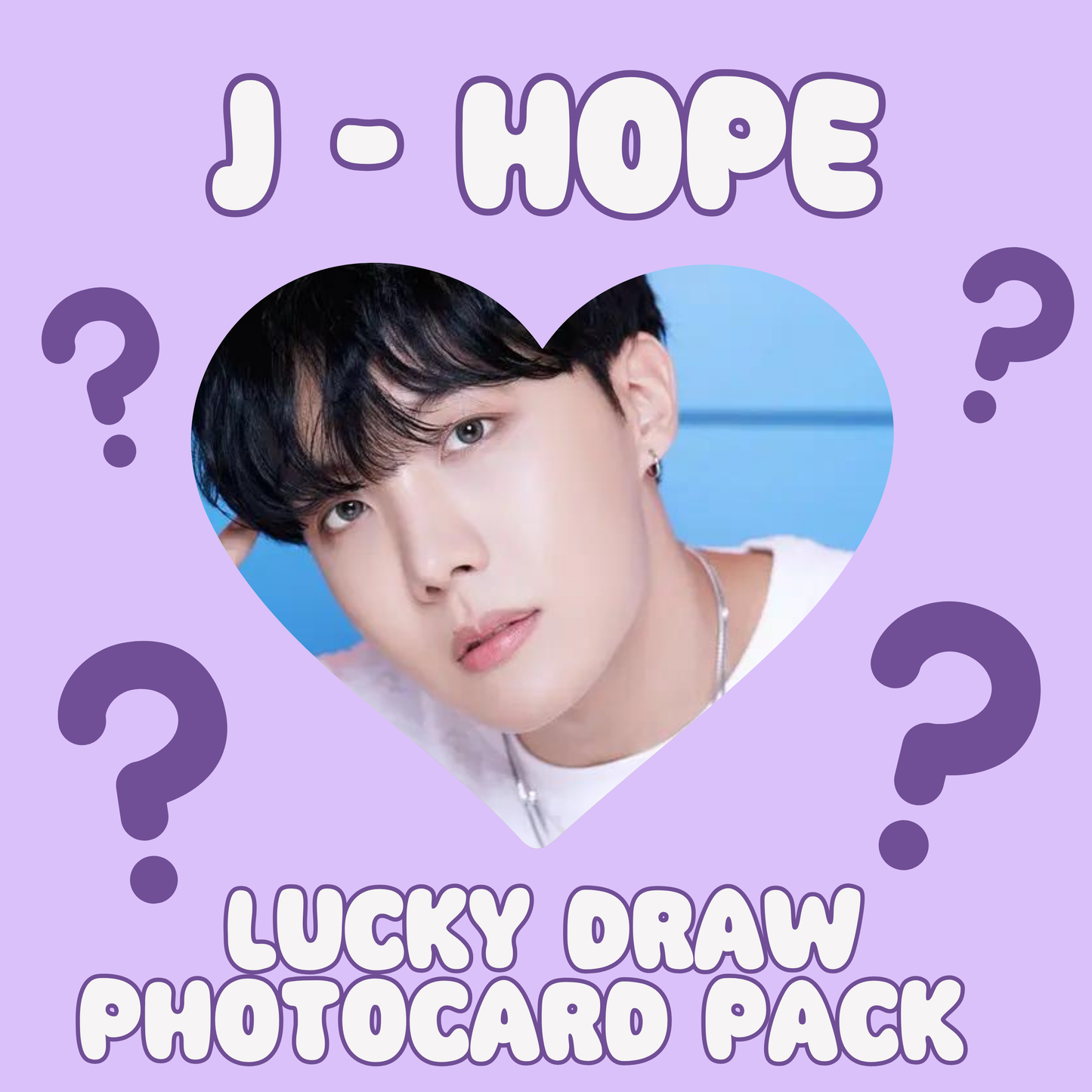 J Hope lucky draw photocard pack