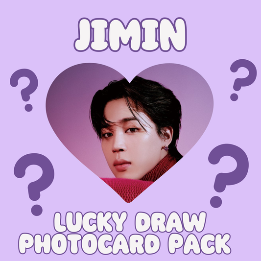 Jimin lucky draw photocard pack