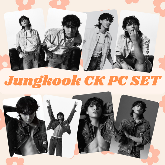 Jungkook CK photoshoot photocards