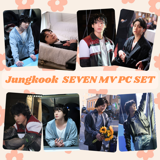Jungkook seven MV photocard set