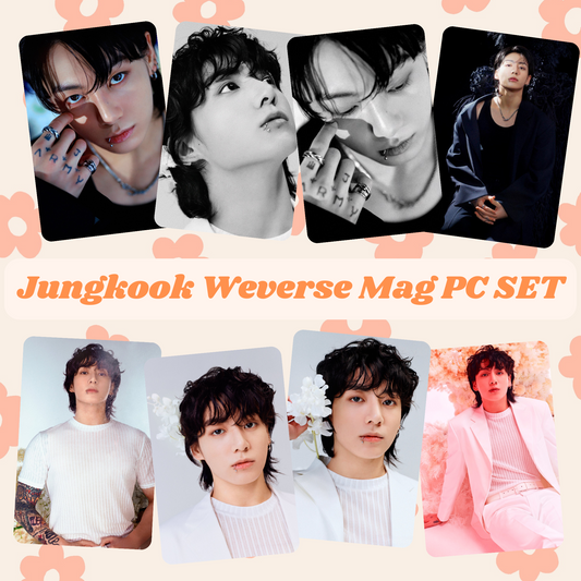 Jungkook magazine photocard set