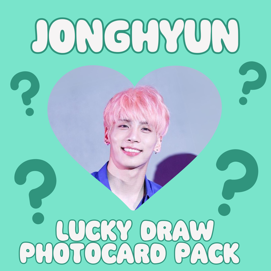 Jonghyun lucky draw photocard pack