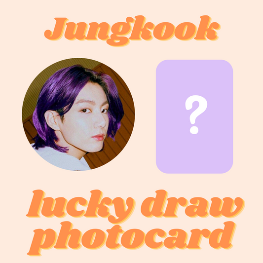 Jungkook lucky draw photocard - random pull