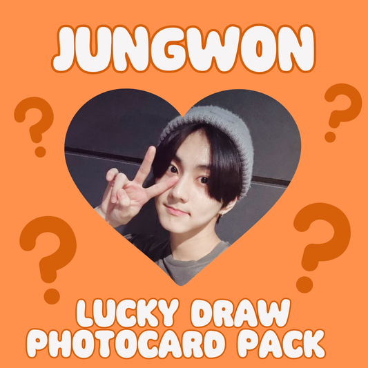 Jungwon lucky draw photocard pack