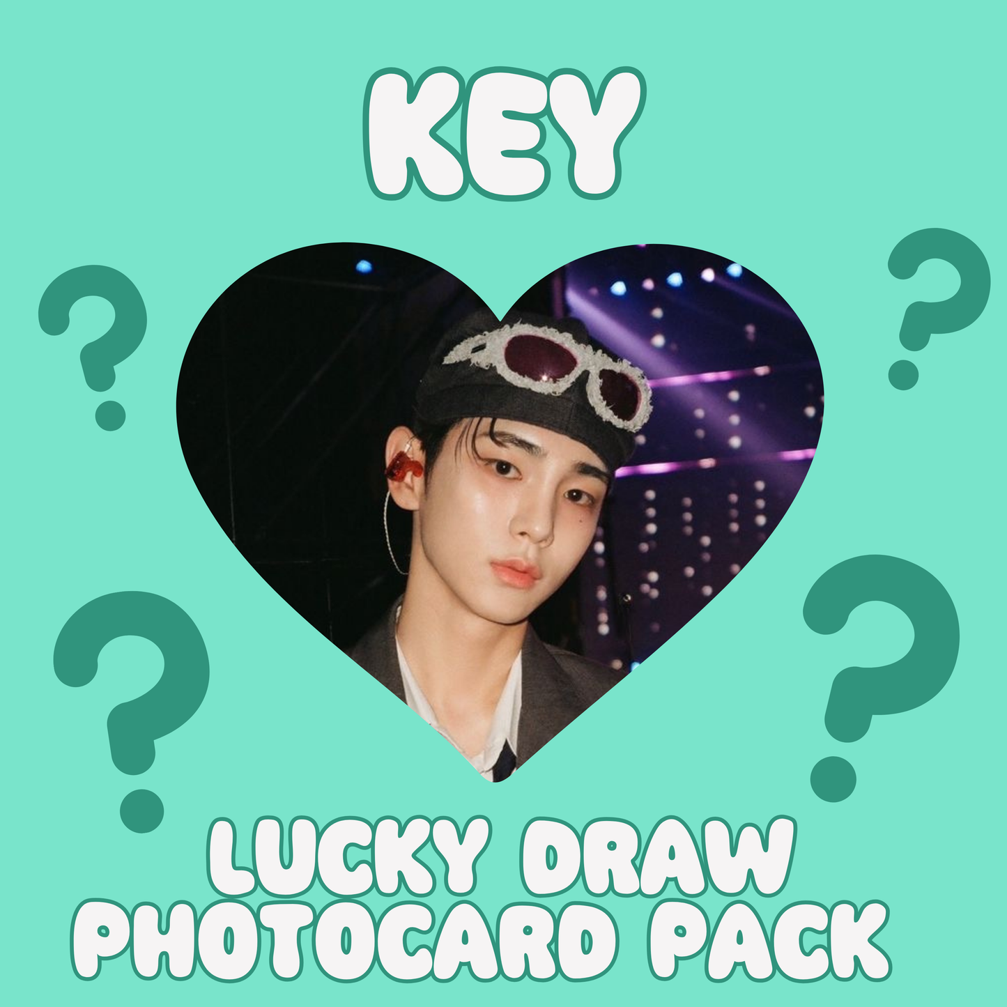 Key lucky draw photocard pack