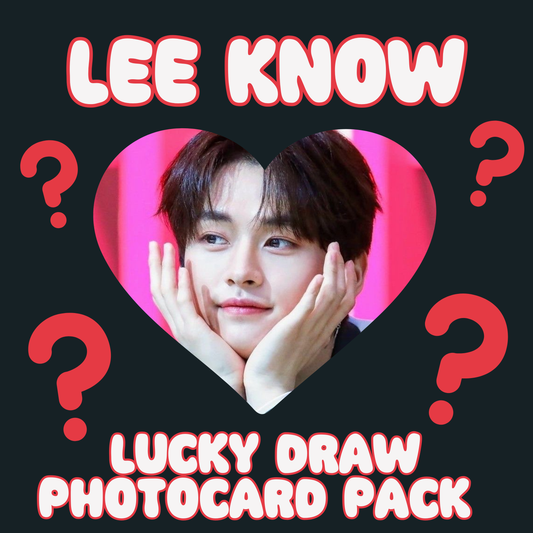 Lee Know lucky draw photocard pack