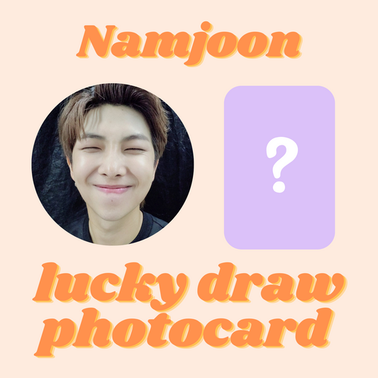 Namjoon lucky draw photocard - random pull