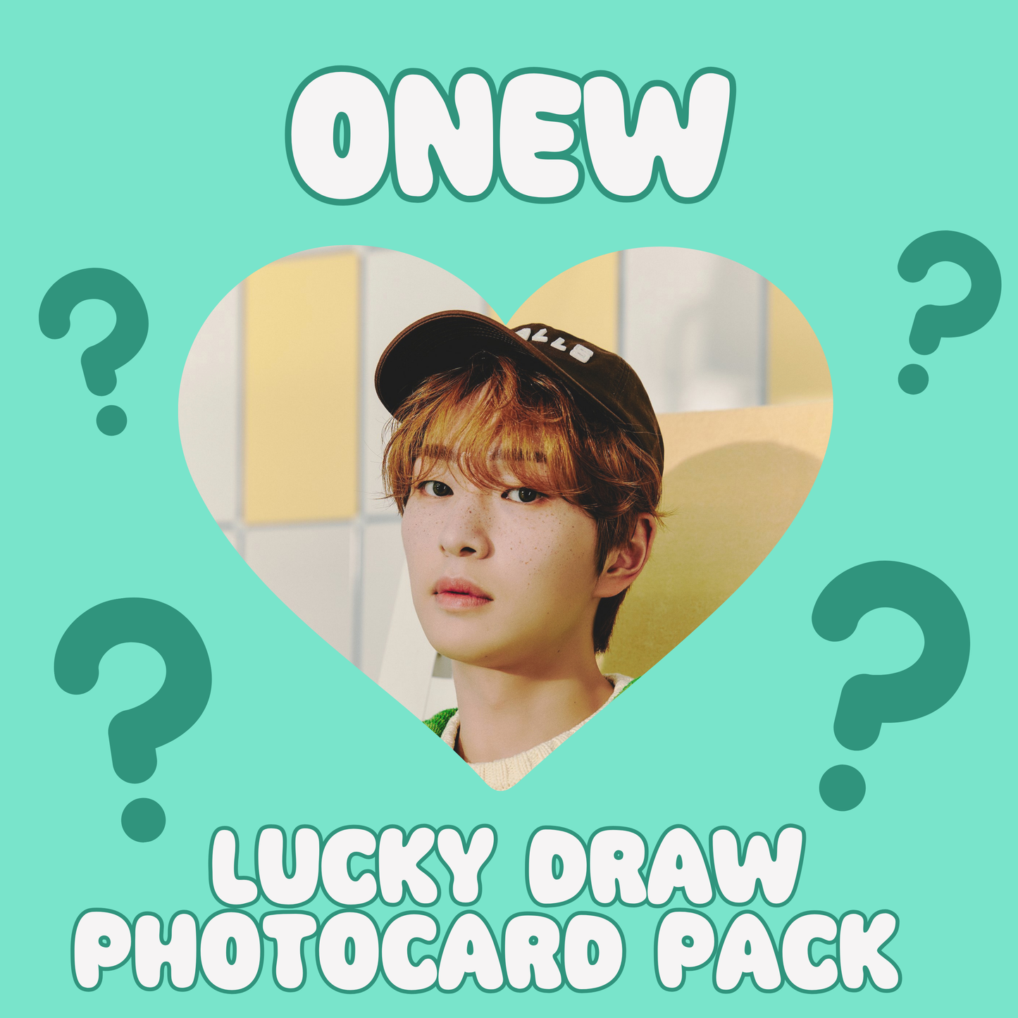 Onew lucky draw photocard pack