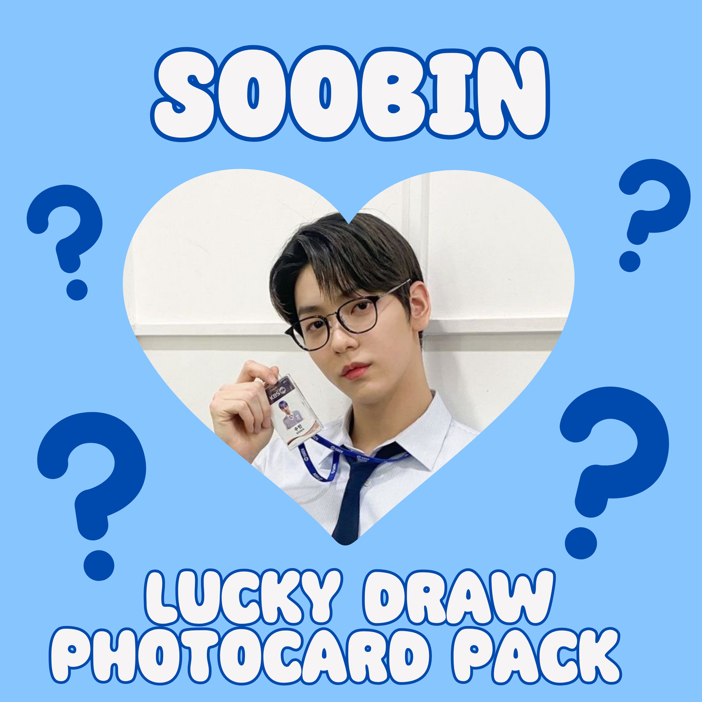 Soobin lucky draw photocard pack