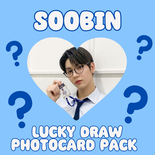 Soobin lucky draw photocard pack