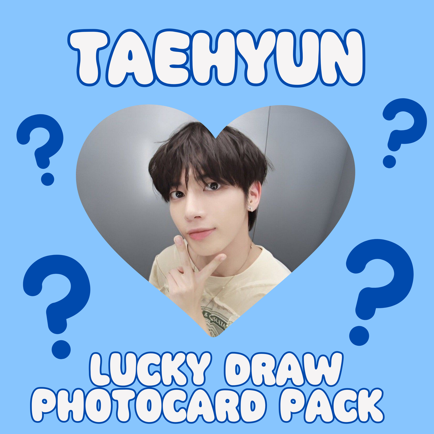 Taehyun lucky draw photocard pack