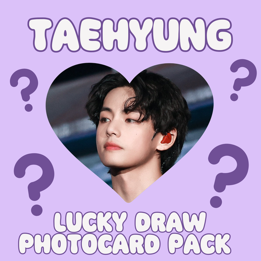 Taehyung lucky draw photocard pack