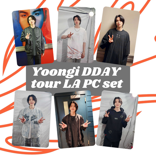 Yoongi DDay LA photocard set